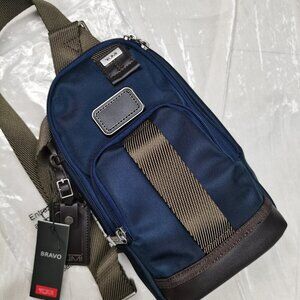 Navy Tumi Belt Bag